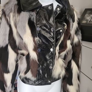 Venus brand faux fur coat